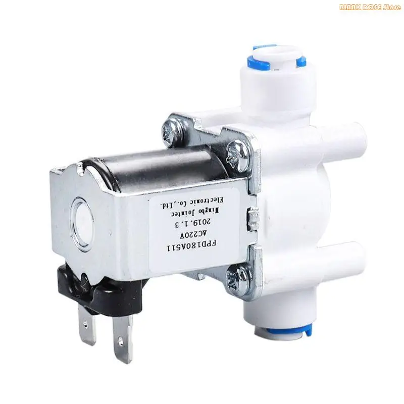 مللي مملوء بالملف اللولبي للماء البلاستيكي K1ae للصمام 220 فولت 1/4 "عادةً ما يكون مفتاح تدفق مدخل الماء مغلق #5