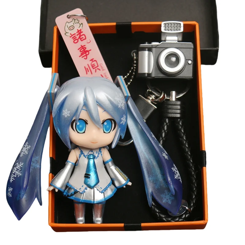 Portachiavi creativo Hatsune Miku: simpatico ciondolo per zaino e accessorio per materiale scolastico (regalo ufficiale)