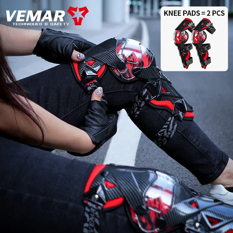 

Blue/White E-18 Motorcycle Knee Pads Motocross Protective Gear for Men Off-Road Riding Anti-Collision & Shockproof