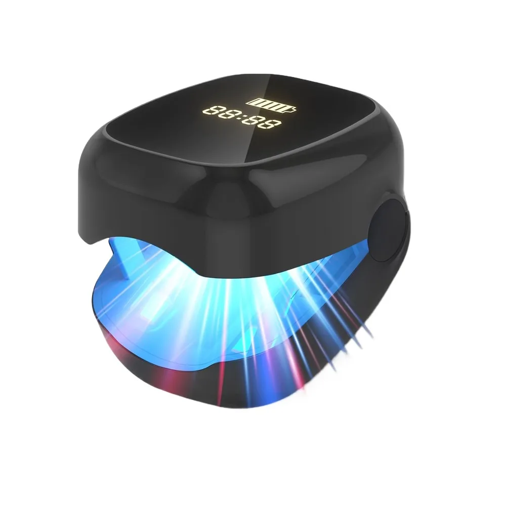 Efficace trattamento laser dei funghi delle unghie Dispositivo portatile ricaricabile per unghie a luce LED Comoda lampada per la rimozione dei funghi delle unghie