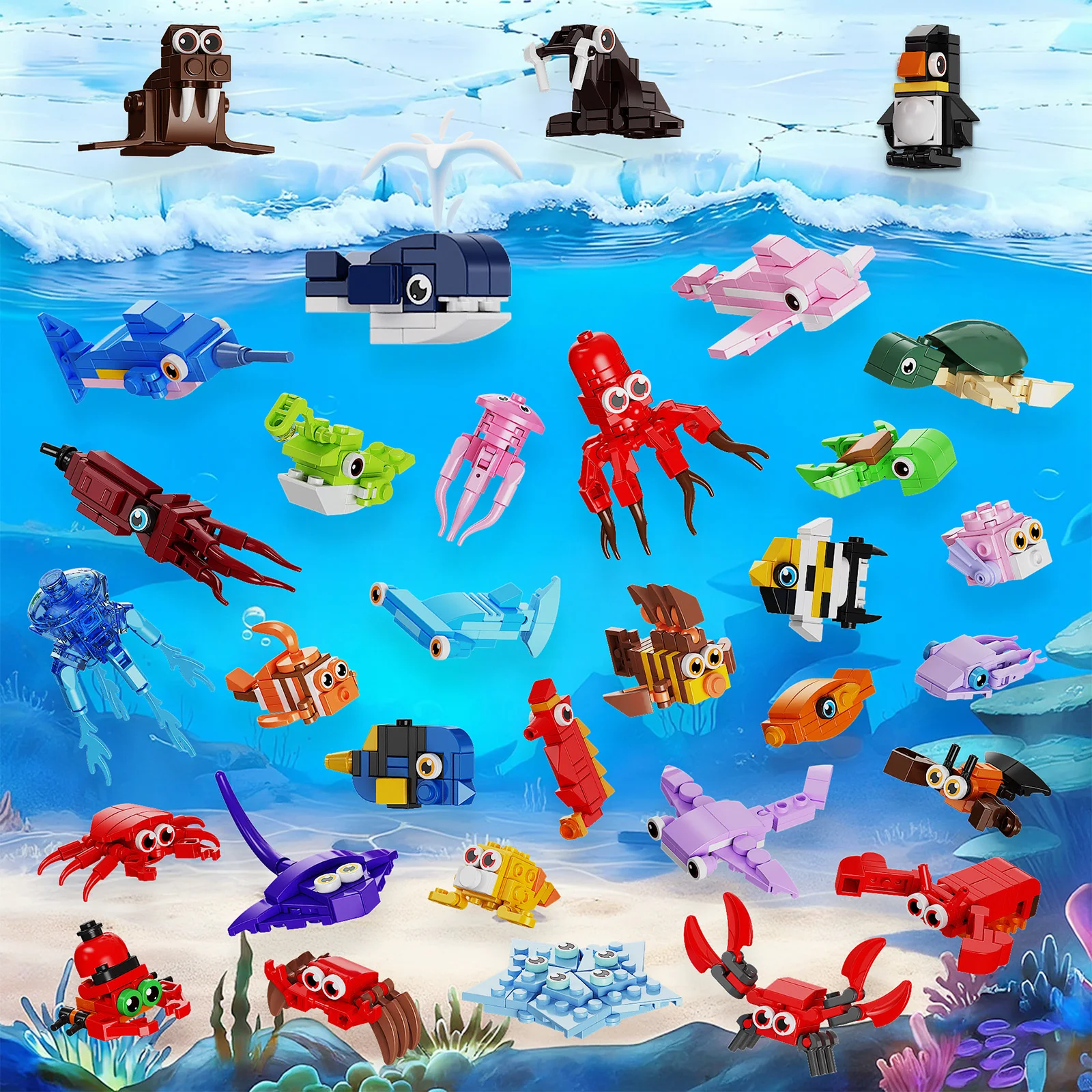 Sualtı Dünyası Deniz Hayvanlar - Aquarium Fish Lego incelemesi ve fiyatı