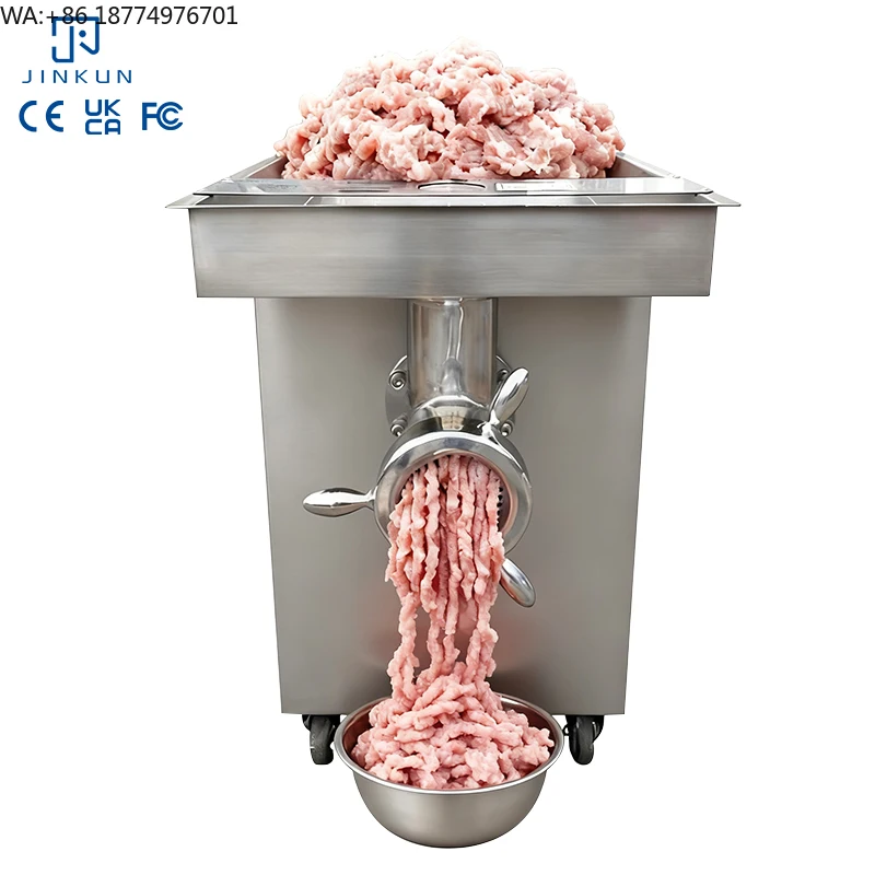 

New TK-32L 450kg/h 2200W Heavy Duty Stainless Steel Vertical Meat Grinder High Output for Butcher Meat Processing Plant