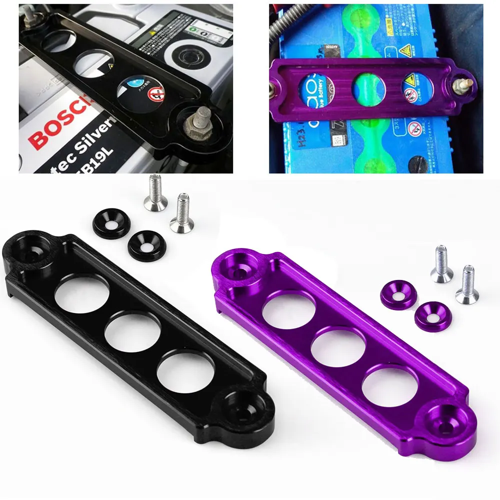 Aluminum alloy Billet Battery Tie Down For Honda Civic EG EK DEL SOL S2000 Acura Integra