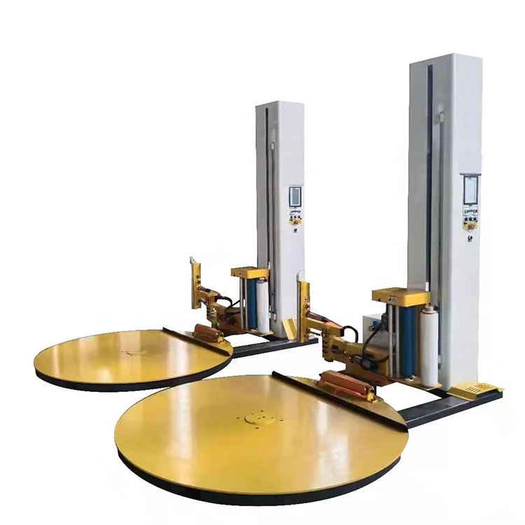 Easy to Operate PLC Control Automatic Film Wrapper Pallet Stretch Wrapping Machine