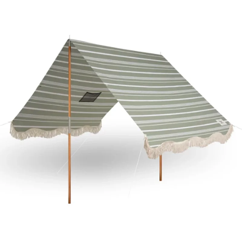 

Wholesale Sun Proof Folding Beach Tent, with Tassel & Sand Anchor - Beach Shade Tent for Outdoor & Beach Leisure
