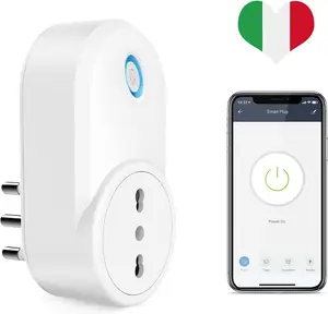 tuya Smart Socket Italy 16A/20A Wifi Smart Plug With Power Monitoring tuya smartlife APP Remote Control Google Assistant Alexa