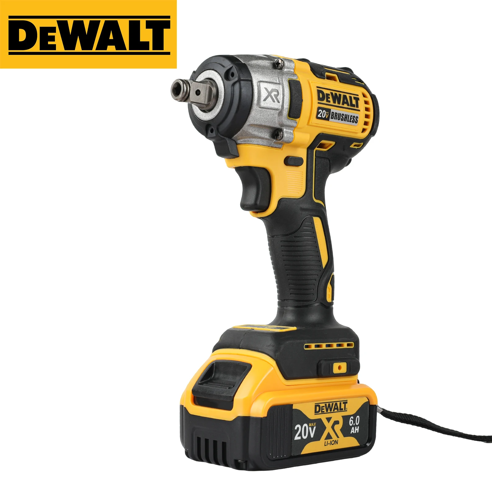 

Dewalt DCF880 Аккумуляторный ударный гайковерт 20 В 3250 об/мин Перезаряжаемый бесщеточный ударный гайковерт Компактные беспроводные электроинструменты