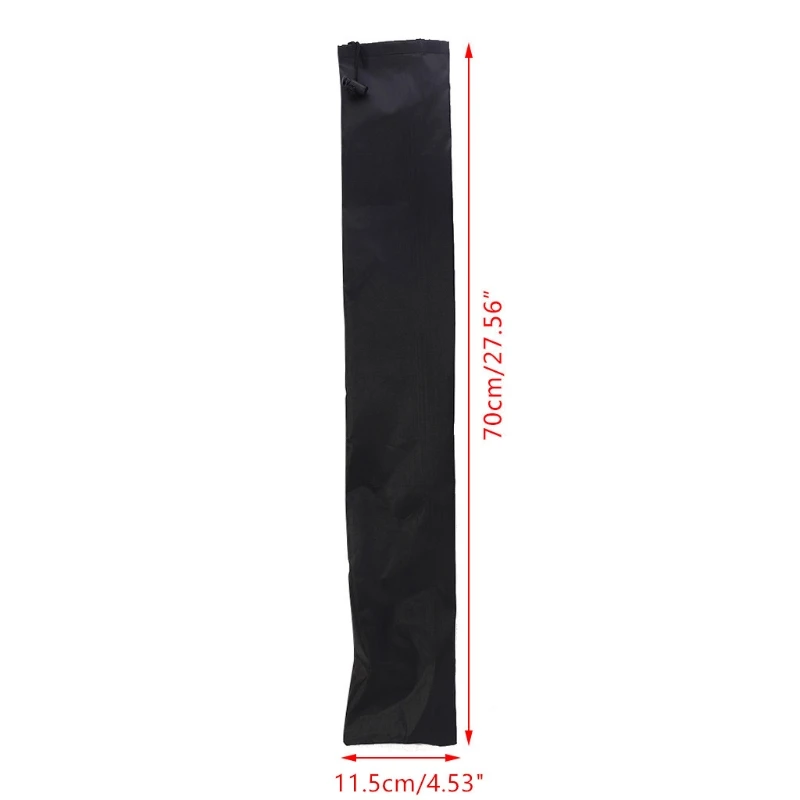 Portable Black Trekking Pole Carrying Bag Storage Bag Drawstring Bag for Walking Hiking Poles Travel for Cas