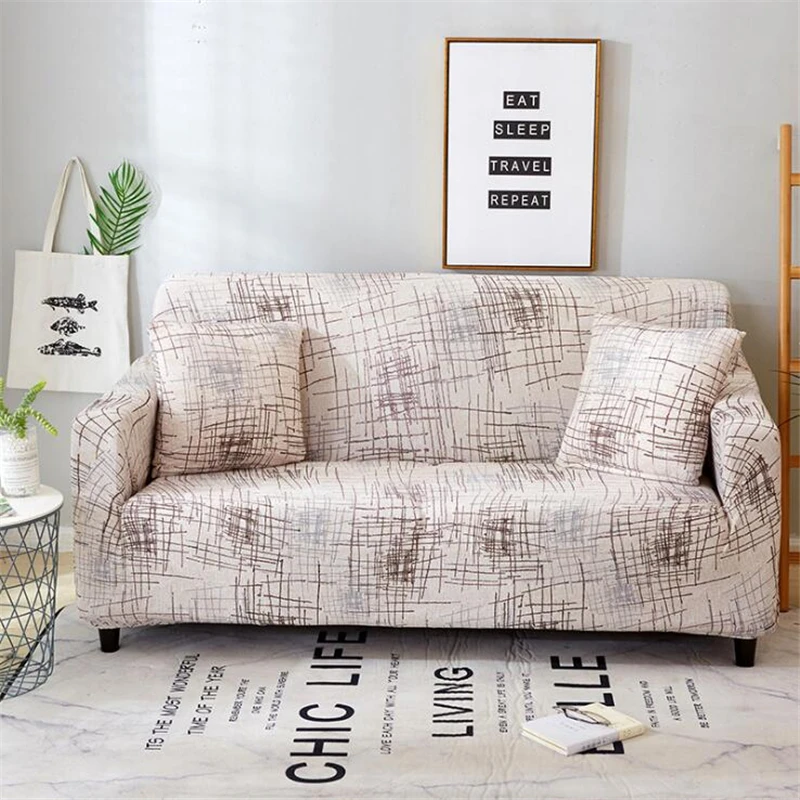 Stretch Sofa Slipcover Cover Elastic Couch Protector Cover Modern Sofa Cover for Living Room 2/3/4 Seater Chair Cover Home Decor