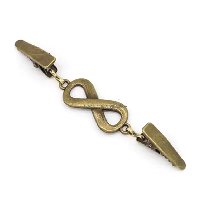 Vintage Dress Clips Geometric Patterns Sweater Clips Winter Scarf Clasps Cardigan Shawl Clips