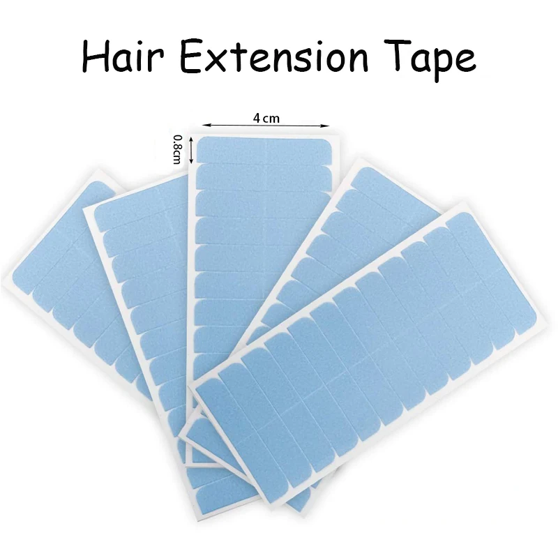 Haarsystem-Klebeband, unsichtbarer Perückenkleber, Klebematerialien, doppelseitiges Klebeband für Lace-Front-Toupet, 5/10 Blatt Haarverlängerungsband – Detail 7