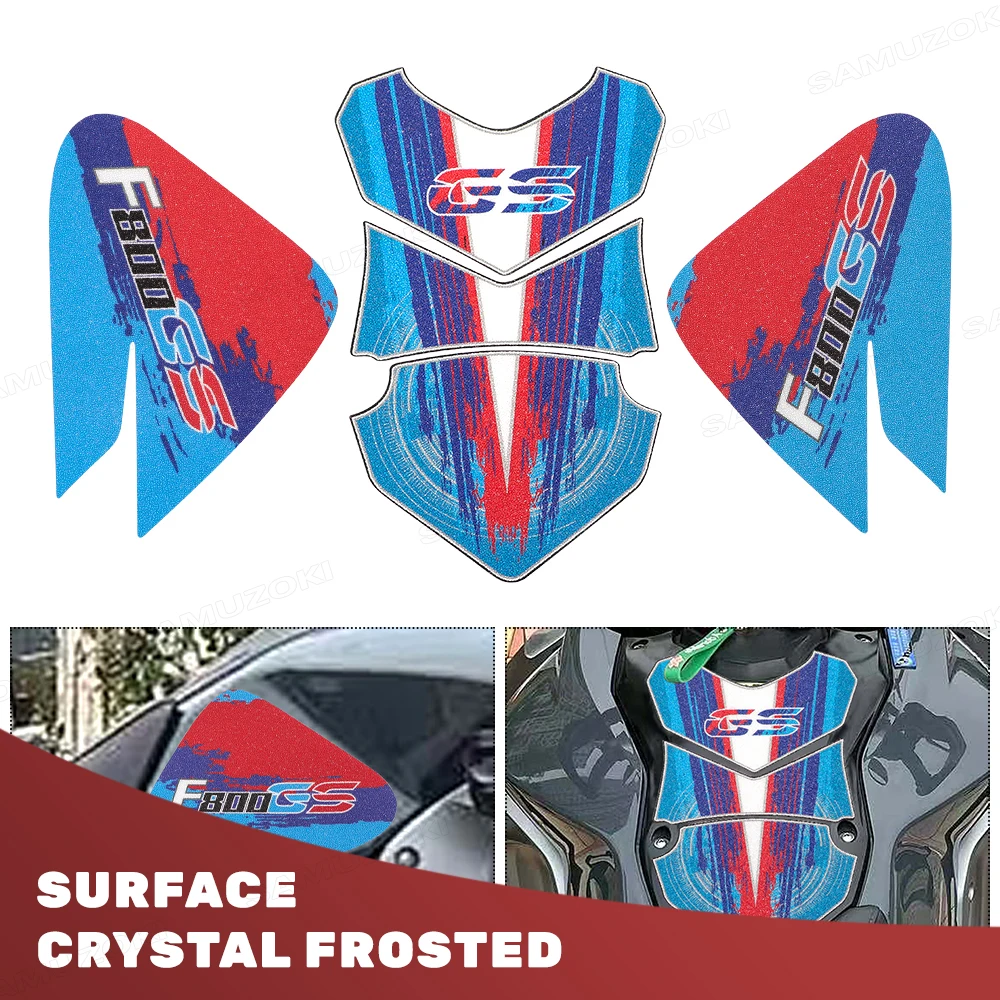 

Fit for BMW F 800 GS F800GS/ ADV Motorcycle PVC Anti Slip Tank Pad Protector Stickers Fuel Tank Side Knee Tankpad Decals