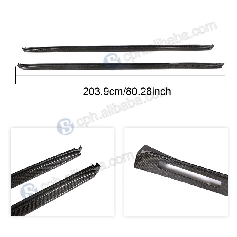 【2026 Hot Selling】BENSNEES  X3M X4M F97 F98 19-21 Real Carbon Fiber 3D Style Exterior Parts Side Skirts Car Accessories