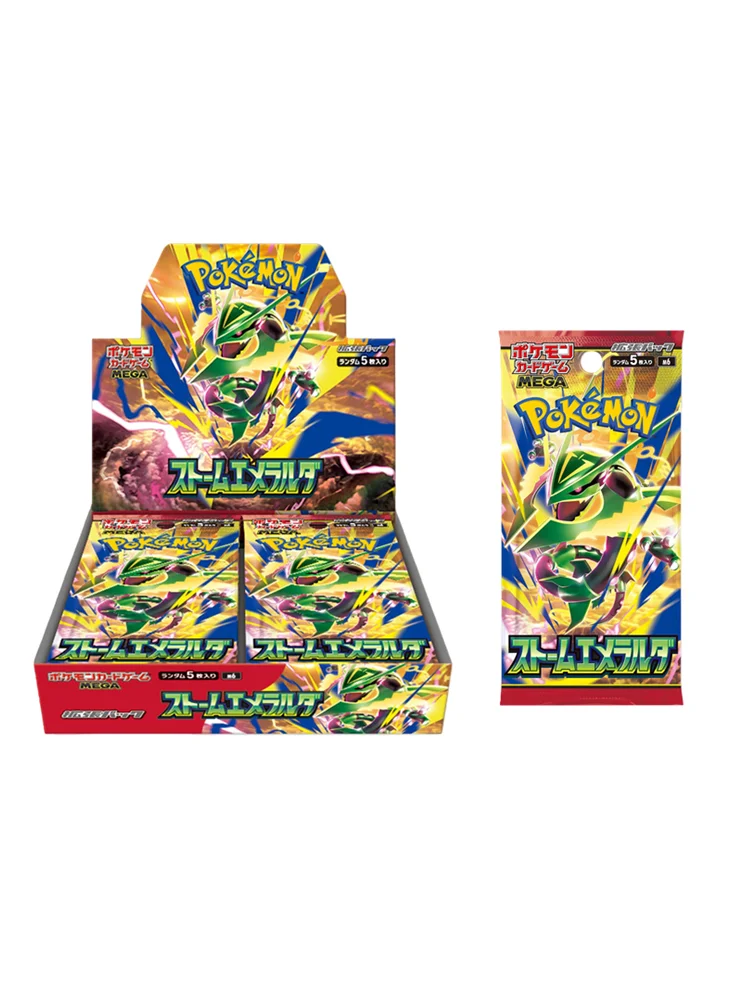 Pokémon TCG M6 Storm Emeralda M5 Abyss Eye M2 Phantasmal Flames Japanische Booster-Box Mega Rayquaza Sammelkarten