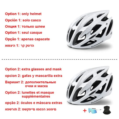 Imagen 2 del producto SUPERIDE-casco ultraligero para ciclismo, casco para bicicleta de montaña y carretera, molde, para hombre y mujer