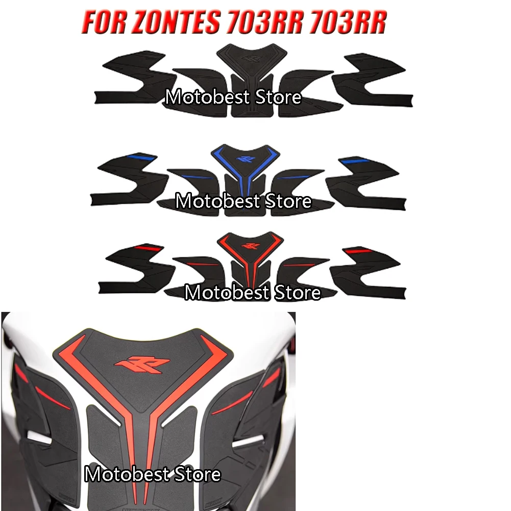 

Motorcycle For ZONTES 703RR 703rr Side Sticker Fuel Tank Decal Protector Traction Pad Cover Decoration Sets Anti-slip
