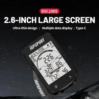 iGPSPORT BSC100S ANT+ GPS Odometer Cycling Bike Computer Riding Wireless Speedometer Support Powermeter 2.6 Inch large screen