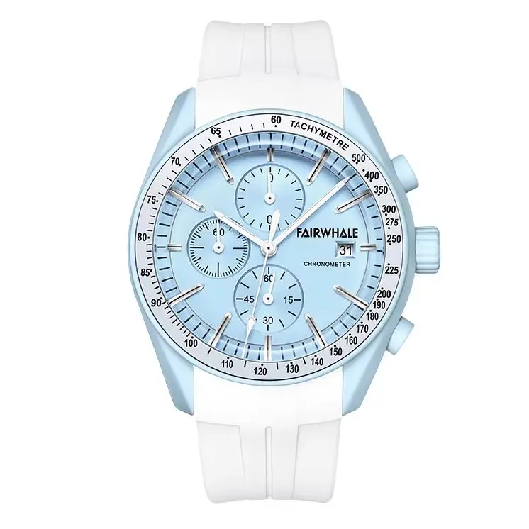 Uranus Blue Universe Design Luxury Sport Top High Quality Man Watches Quartz Chronograph regalos para hombres