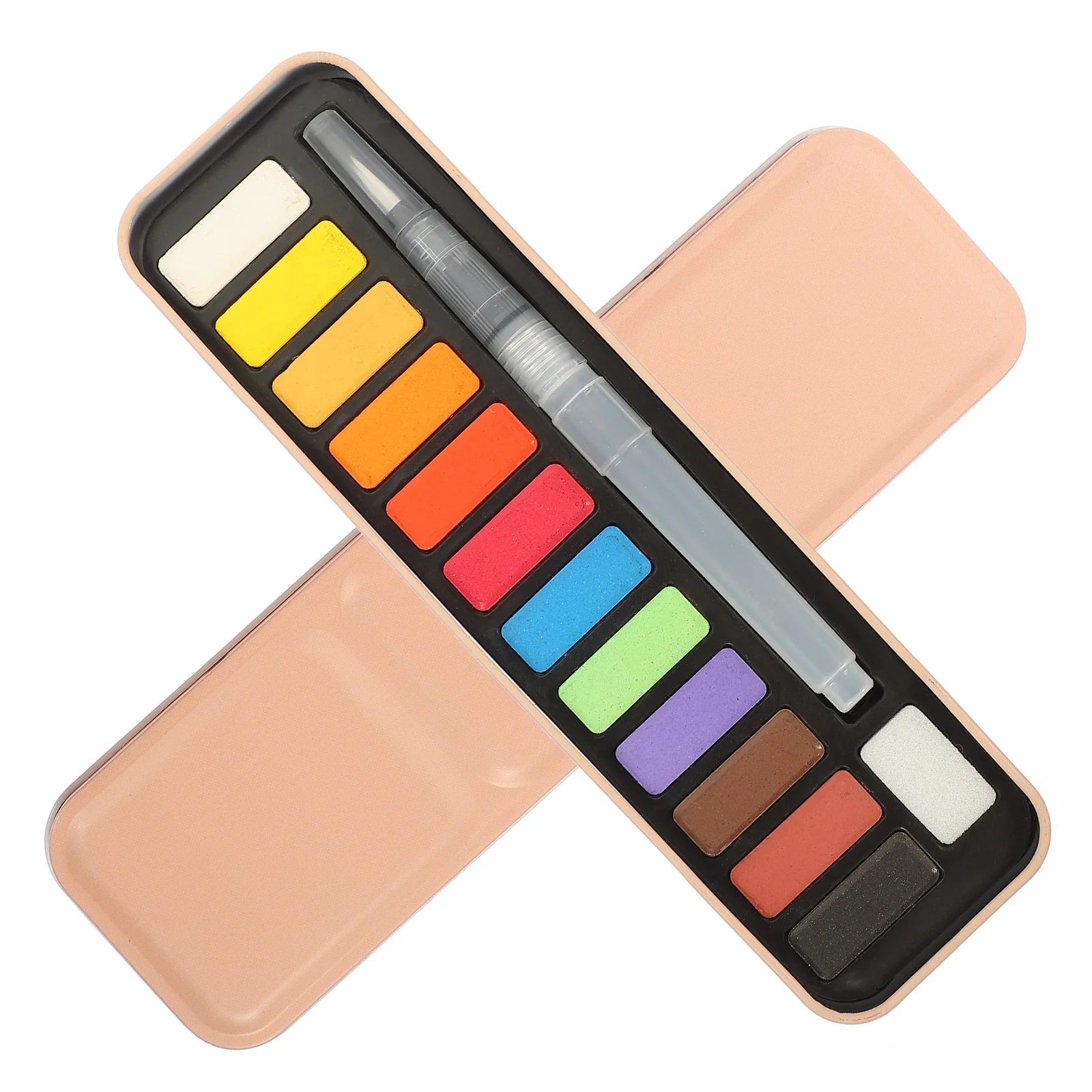 

1 Box Watercolor Paint Set Solid Pigment Kit Professional Graffiti Paint Art Painting Tools Travel Watercolor Set DIY Painting