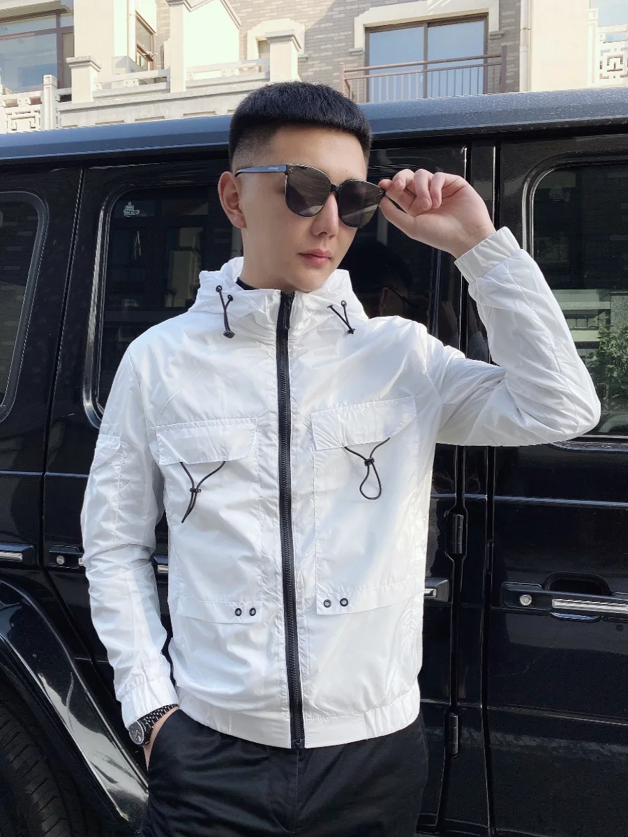 

Ultra-Thin Hooded Men's Jaet Spring Summer New Sle Royal Baron V2023 Long Sve Sun Protection Lightweight Polyester Nyl...
