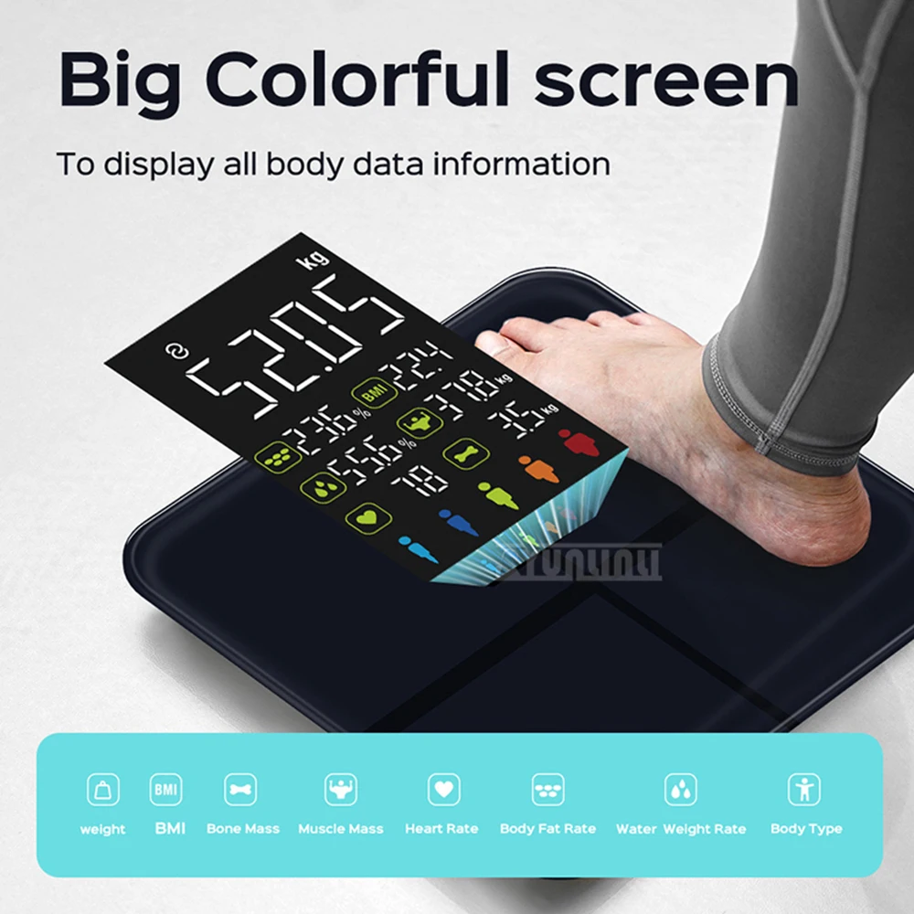 

Yunlin Li Smart Bluetooth Body Fat Scale Accurate Human Body Scale