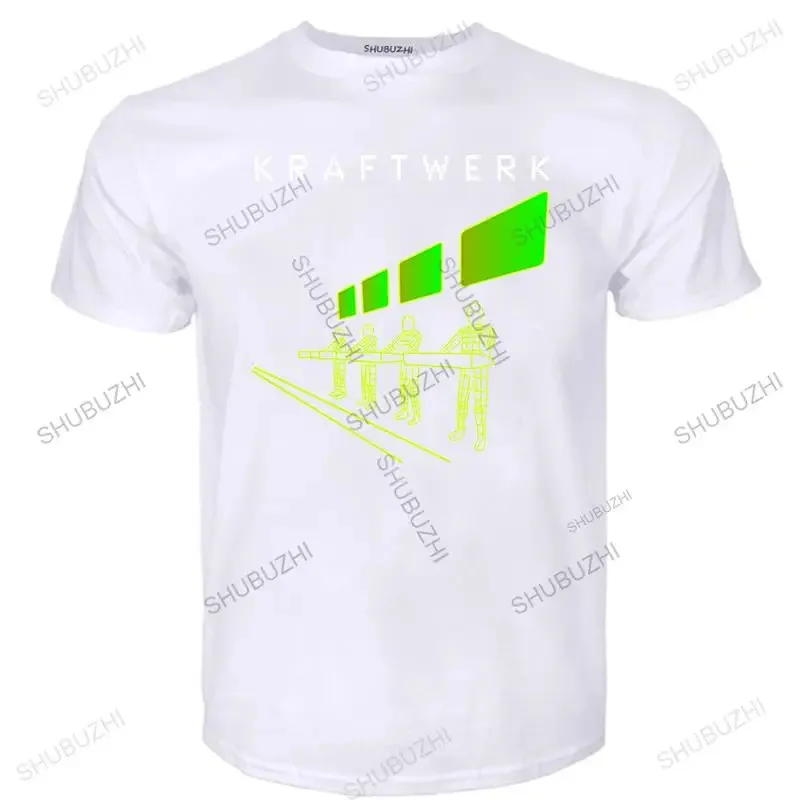 New Arrived Casual Tshirt Kraftwerk 3D Black T Shirt Electronic Krautrock Neu! Front 242 Ultravox Vintage Graphic Tee Shirt