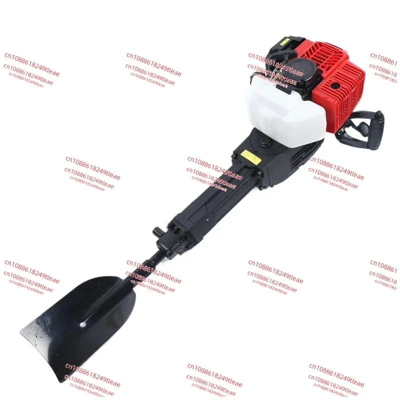 Small tree excavator, gasoline powered excavator, seedling planting shovel, portable handheld trencher