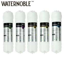 Waternoble 10 pollici 5 fasi sostituzione filtro acqua universale PP cotone UDF CTO UF cartuccia depuratore d'acqua per la rimozione del cloro