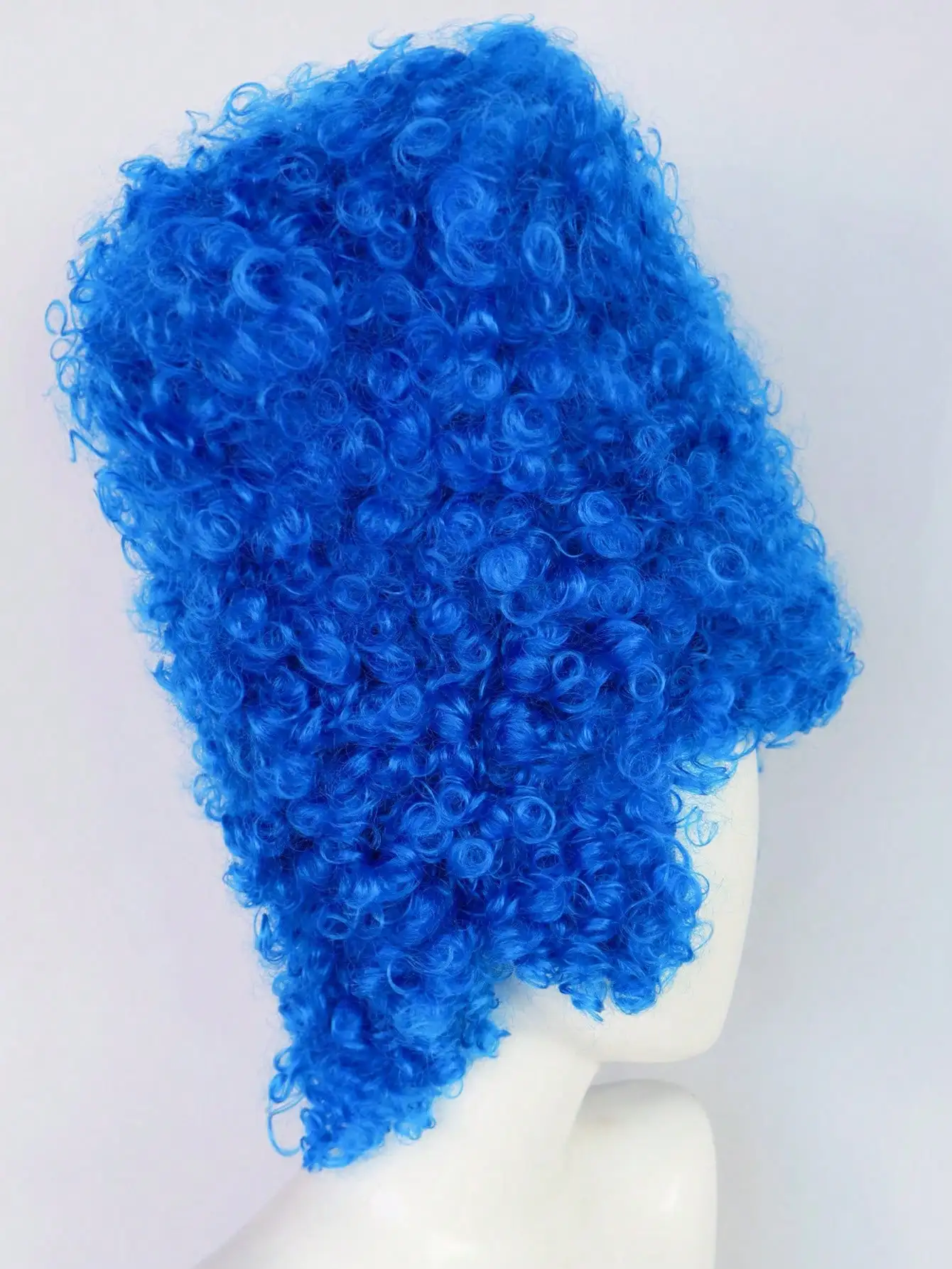 Synthetic Curly High Hat Style Cosplay Wig, Unisex Character Curly Bouffant Beehive Wig, 18th Century Women Queen Wig image 4
