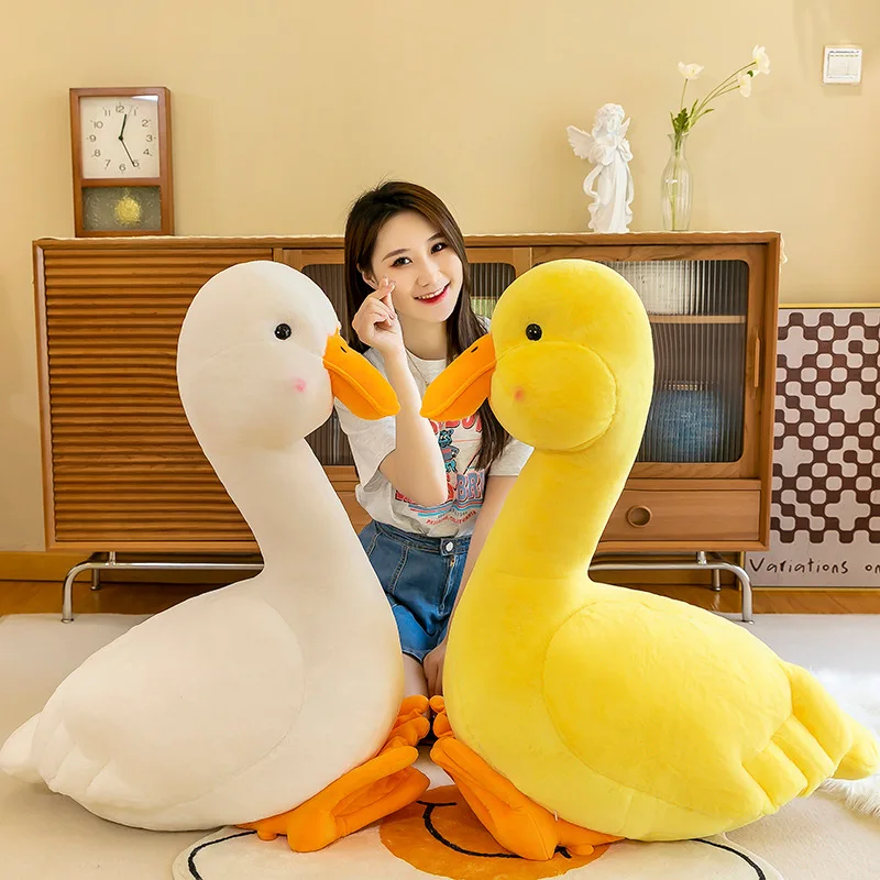 Creative Plush Toy Large 100cm DUCK Soft Doll Artificial Duck New Toy Hug Pillow Birthday Gift w1110