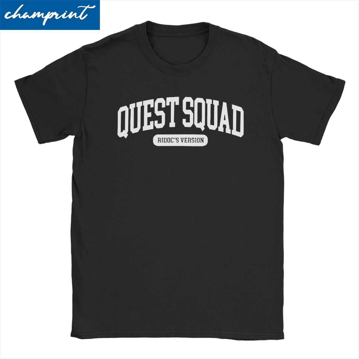Incrível ridoc quest esquadrão onyx tempestade camiseta das mulheres dos homens gola redonda puro algodão t camisa camiseta gráfico impresso topos
