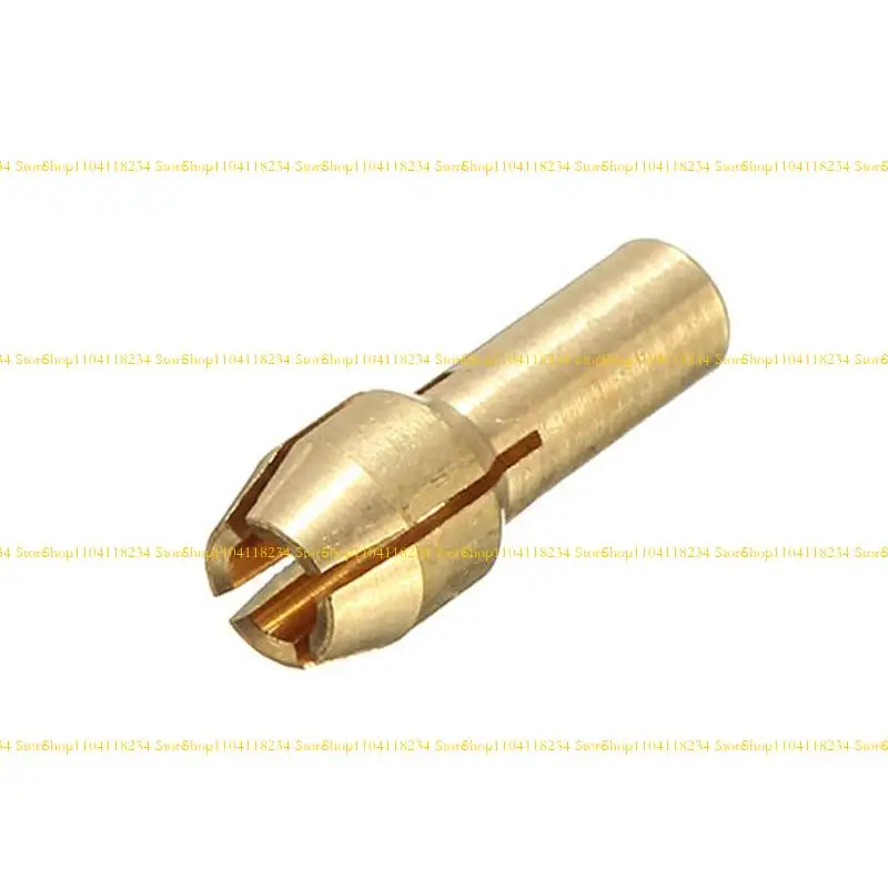 P9FB 10pcs per trapano in ottone Chuck Collet Bits per strumento rotante 0,5-3,2 mm 4,3 mm gambo