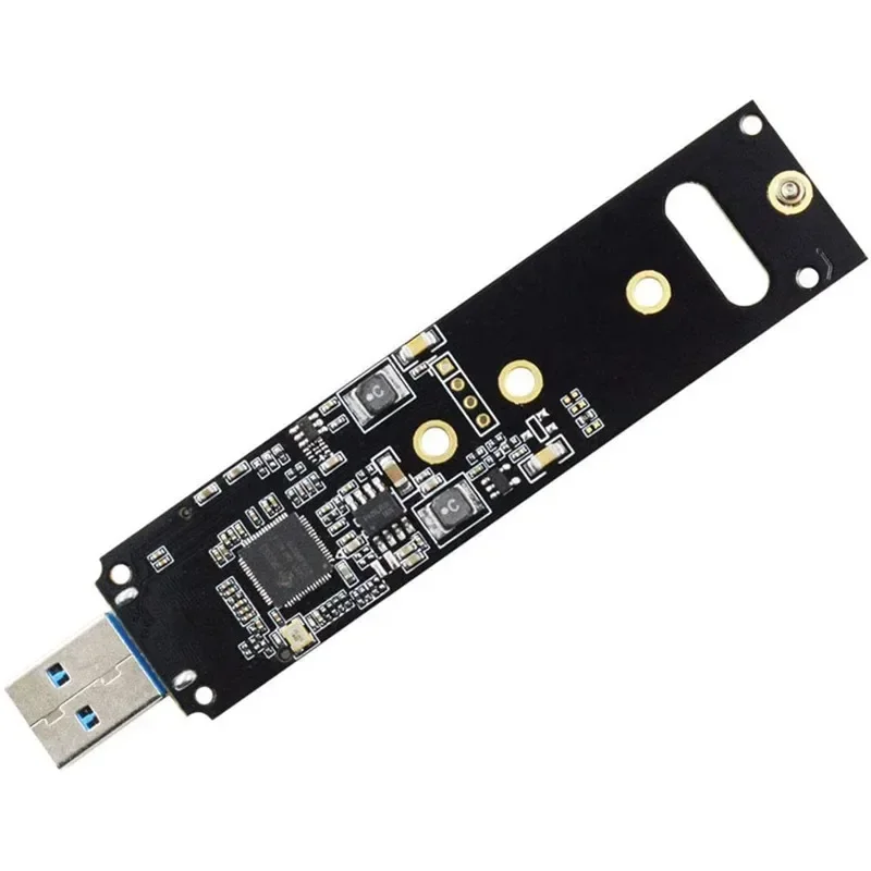 M.2 NVME SSD to USB3.1 Gen2 Adapter, 10Gbps PCI‑E to USB‑A 3.0 Converter Card Fit for Samsung 970 960 Intel M2 Hard Drive