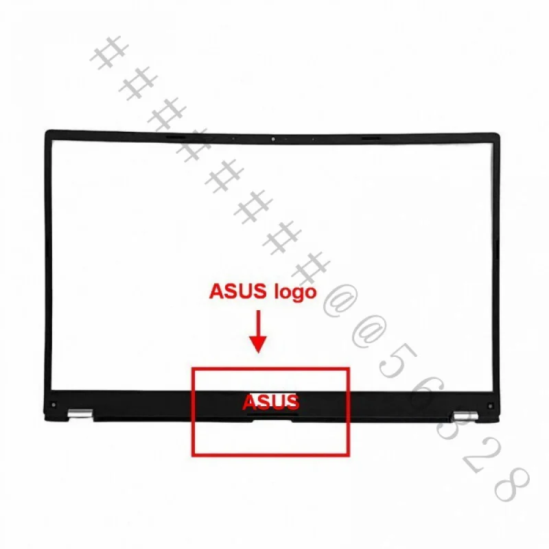 WAA+For ASUS X512 Y5100 F512 V5000F New Original B Cover LCD Front Bezel Shell Silver Laptop Screen Frame Protective Housing Rep
