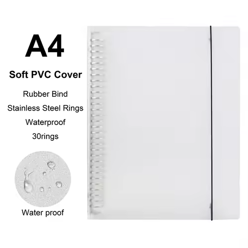 A4/B5/A5 Loose Leaf Refill Binder Notebook Blank/Line/Grid/Cornell Replacable Metal Ring Office&School Supplies Stationery - Image 23