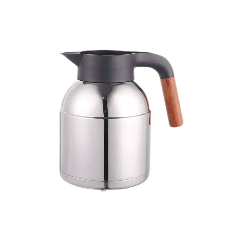 1500ml/550ml Stainless Steel Office Tea and Coffee Pot Made in China with Inner Titanium Vacuum for Hot Beverages