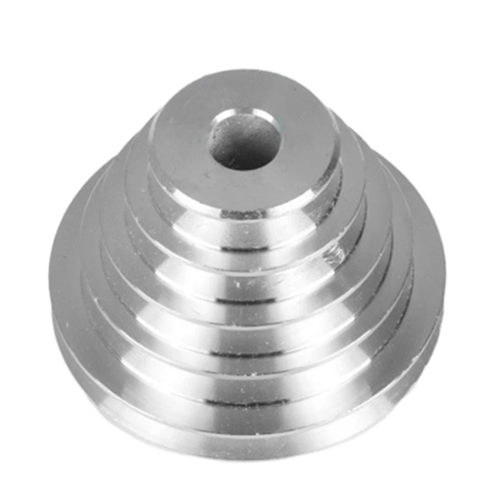 Aluminum A Type 5 Step Pagoda Pulley Wheel 150mm Outer Diameter 14mm 22mm Bore For V-shaped Timing Belt DropShip