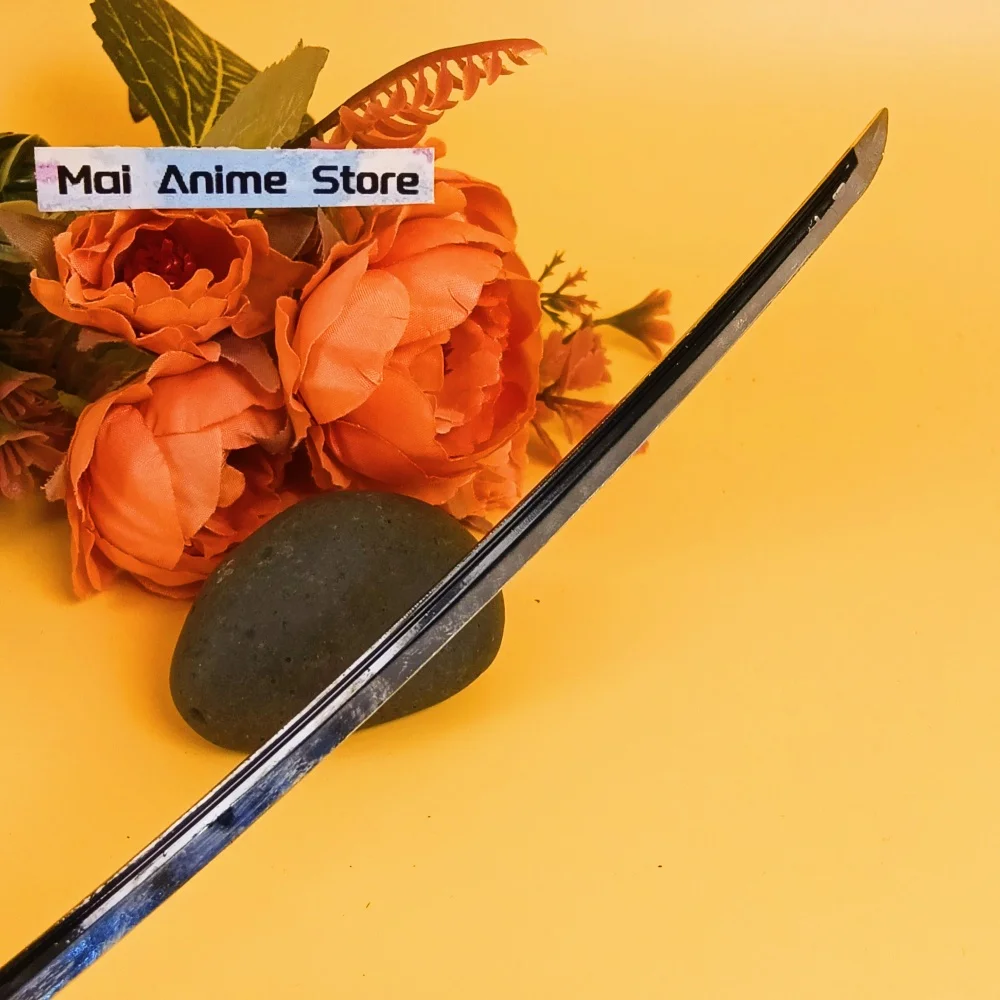 10-calowa stalowa katana Roronoa Zoro, katana w naturalnym rozmiarze, żelazny nóż ninja, oryginalna szabla samurajska, metalowy miecz anime Zoro, niedoładowana zabawka, prezent