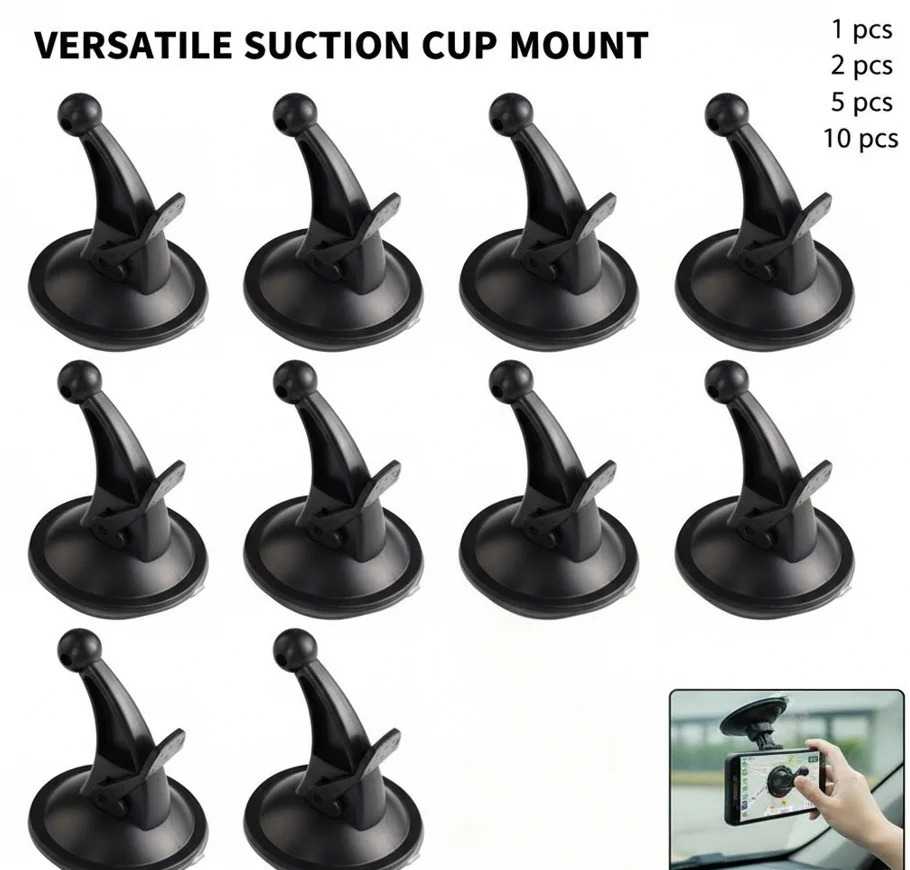 1/2/5/10Pcs Universal Car Video Recorder Mount Bracket - Rotatable ABS Dash C...