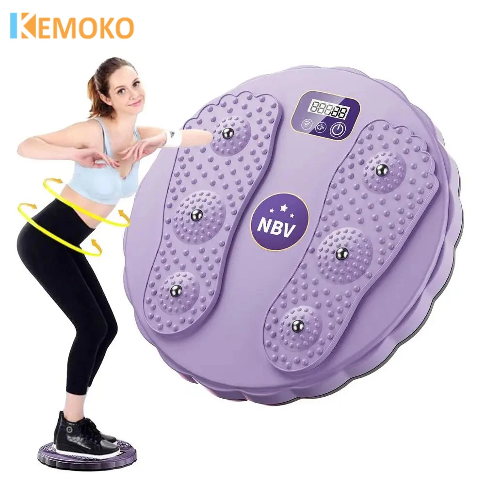 

For Body Building Waist Shaping TrainingIntelligent Counting Waist Twister With Foot Massage Function Sports Waist Machine