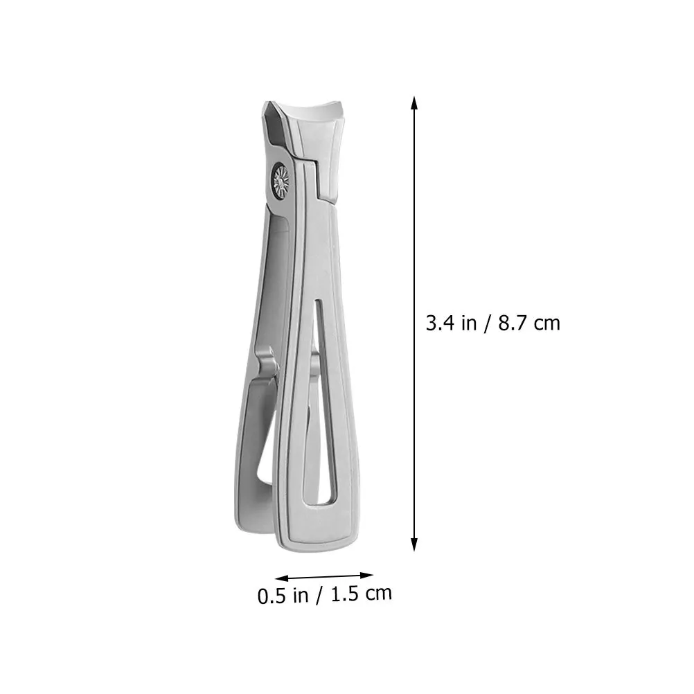 Cortauñas de acero inoxidable confiable, diseño eficiente y duradero para recortar uñas, herramienta de manicura y pedicura en casa