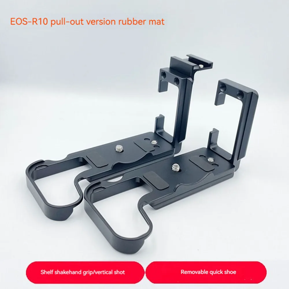 1pc Vertical Shooting L-type Bracket/ Cold Shoe Base Quick Mounting L-Plate for EOS-R10 Micro Single Camera Accessories