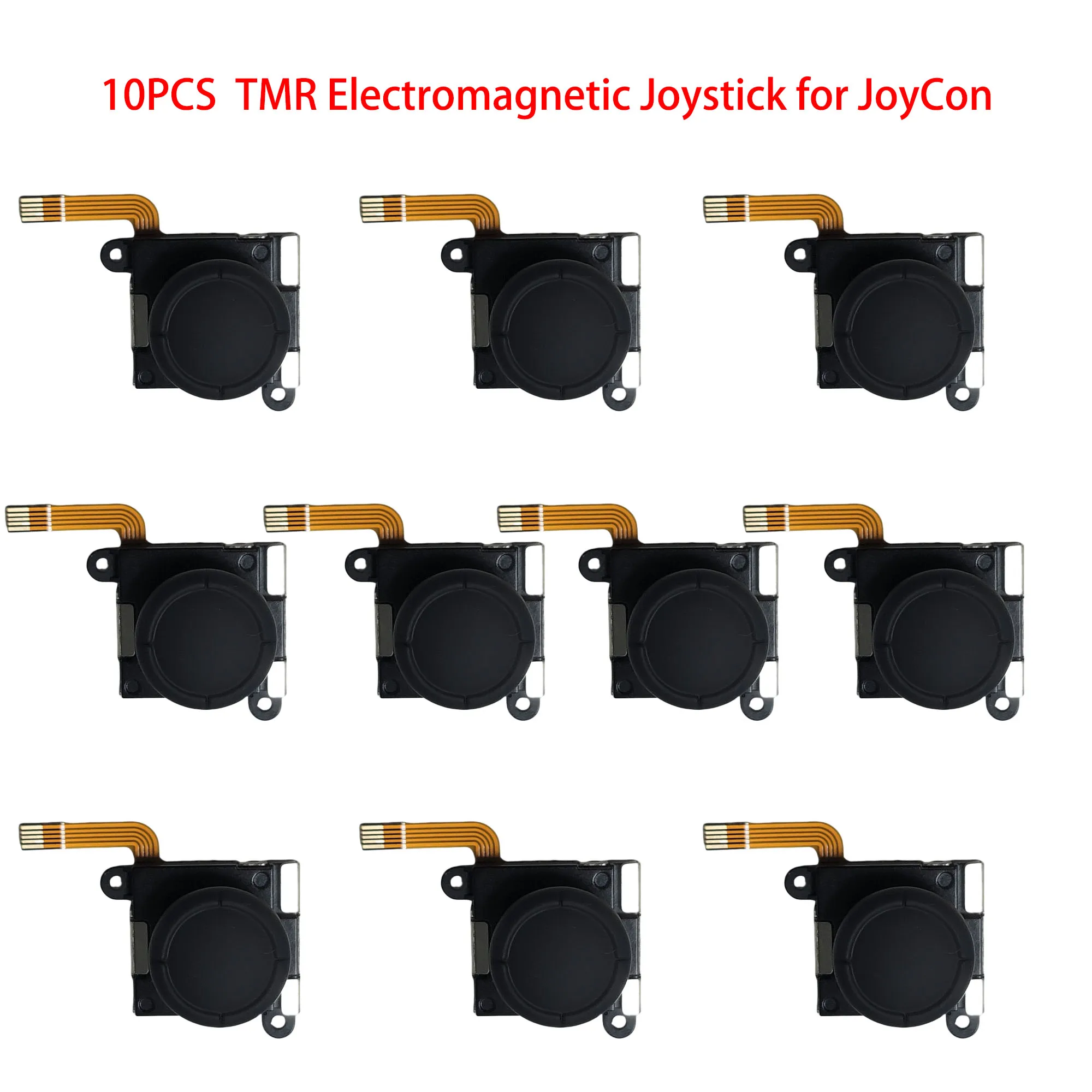 10PCS TMR Electromagnetic Joystick for JoyCon Controller Anti-Drift Tunnel Magnetic Resistance Joystick