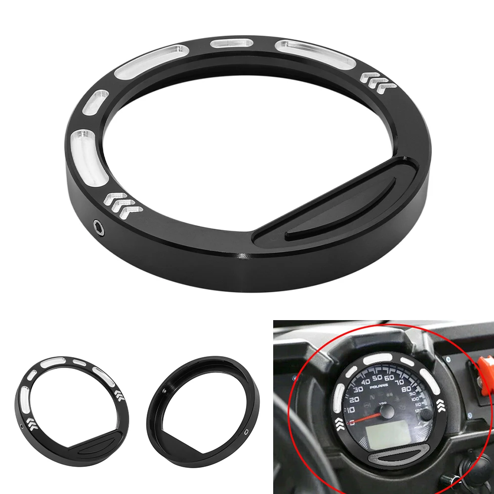 For Polaris RZR 570 RZR800 900 1000 XP 4 Turbo Motorcycle Instrument Tachometer Speedometer Gauge Meter Ring Trim Ring Cover