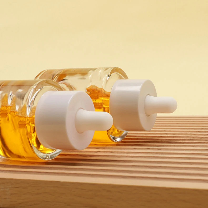 20/30ml/50ml Tropf flasche Klarglas dicker Boden Aroma therapie flüssige Essenz Massage öle Serum pipette Nachfüllung Hautpflege – Detail 4