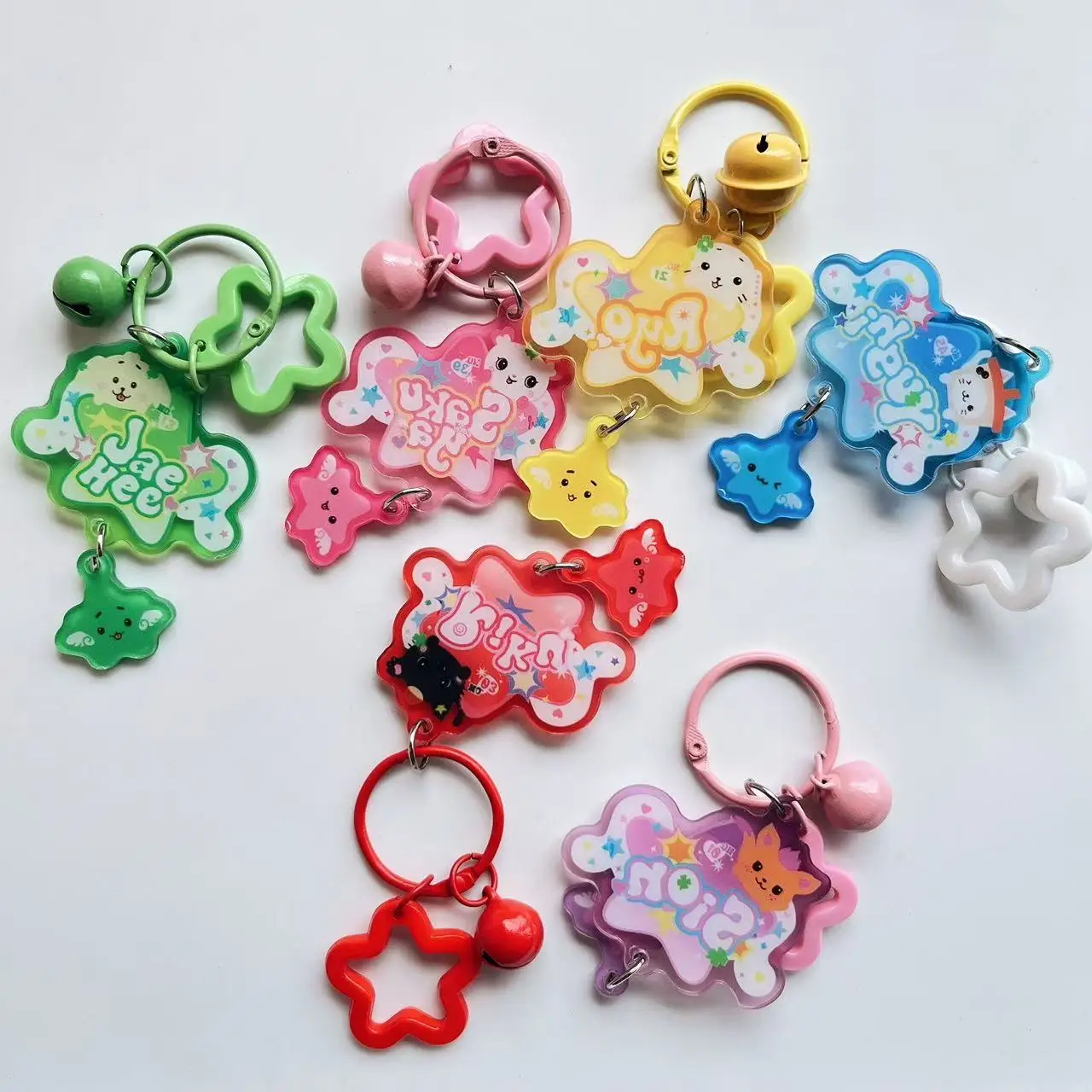 Kpop ídolo menino novo estilo bonito acrílico mochila chaveiro ornamento decoração taeyong riku johnny jaehyun winwin jaemin fãs presentes