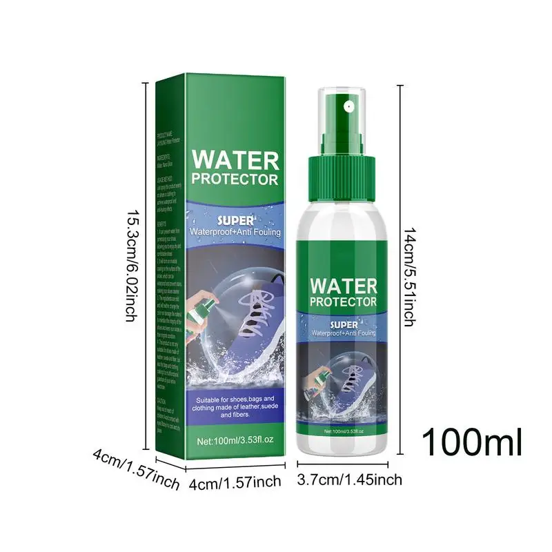 Sapato à prova dwaterproof água spray água e mancha escudo protetor de tecido spray botas líquido de proteção de longa duração para viajar escalada