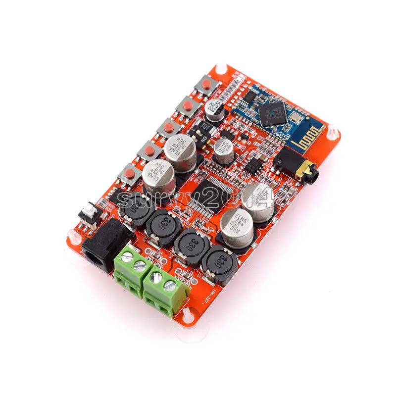 

Плата аудио цифрового усилителя мощности TDA7492P с интерфейсом AUX 2X25 Вт Bluetooth 4,0
