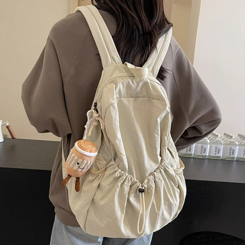 Fashion Nylon Backpack for Women Trendy Backpack for Girls Class Bags for Girl Back To School Bags Travel Bag Mochila Рюкзак Sac