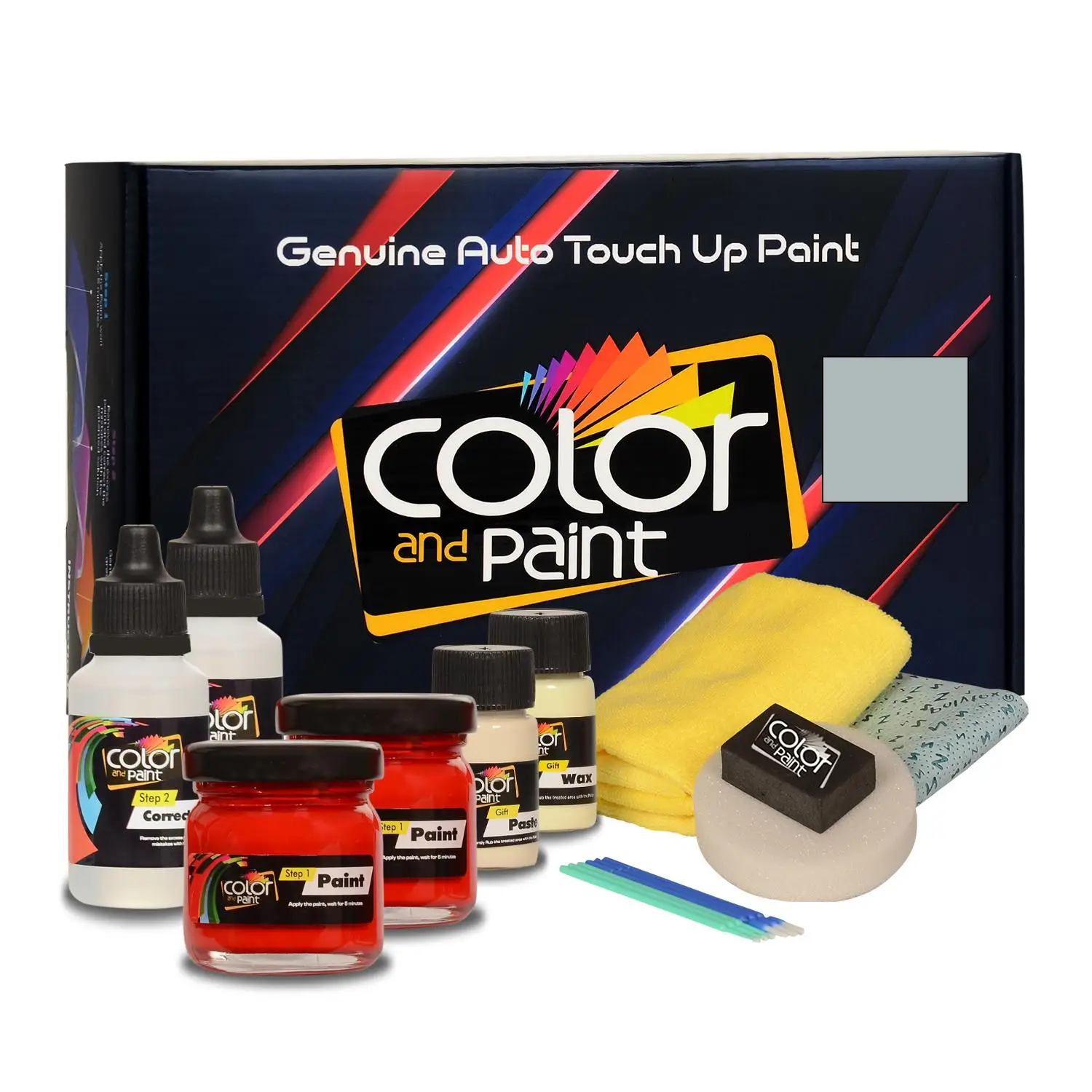 Color and Paint compatible with Ford America Automotive Touch Up Paint - LIGHT AEGEAN MET - 4G - Pro care